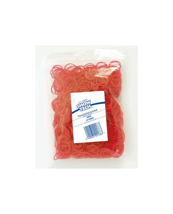 Elastici Show Tech lattice naturale per cani 1000pz disponibili in vari colori