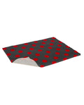 Petlife Vetbed antiscivolo carbone e pois rossi 150x100cm