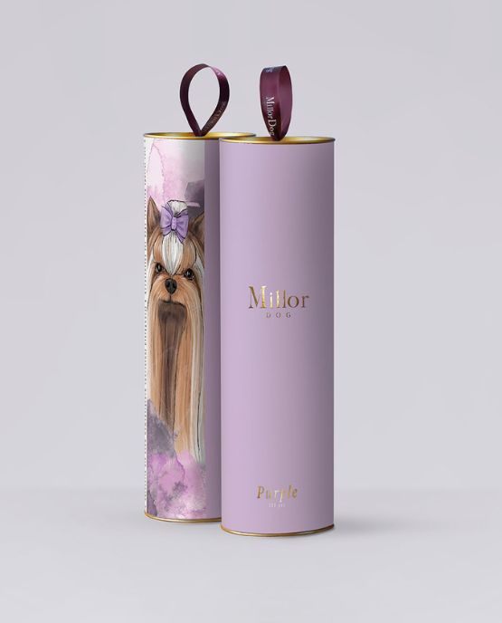 involucri per pacchetti viola