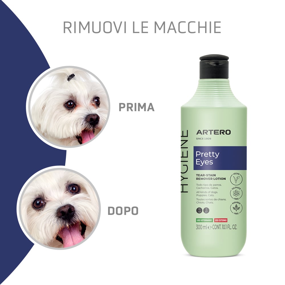 Detergente lacrimale per cani e gatti – Artero Pretty Eyes